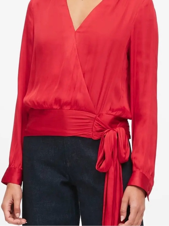 Banana Republic Tops - BR Silk Wrap Blouse